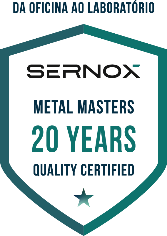 Sernox Metal Masters — 20 anos, qualidade certificada